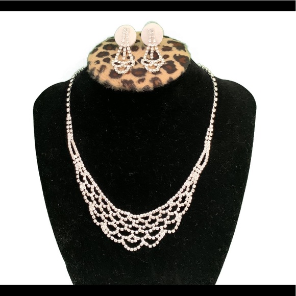 NEW Bling Earring & Necklace Set - Picture 2 of 6